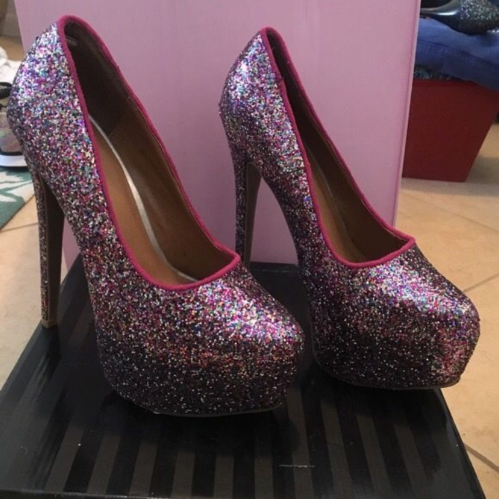 Stilettos - glitter size 6.5